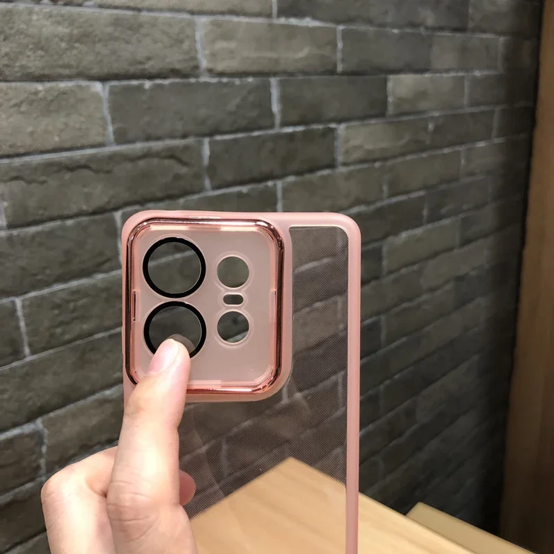 Meiyan Transparent Lens Film Case For MOTO Edge 50Pro Ultra Motorola Edge 50 Neo G34 G32 G35 G54 G24 G85 Soft Silicone Cover