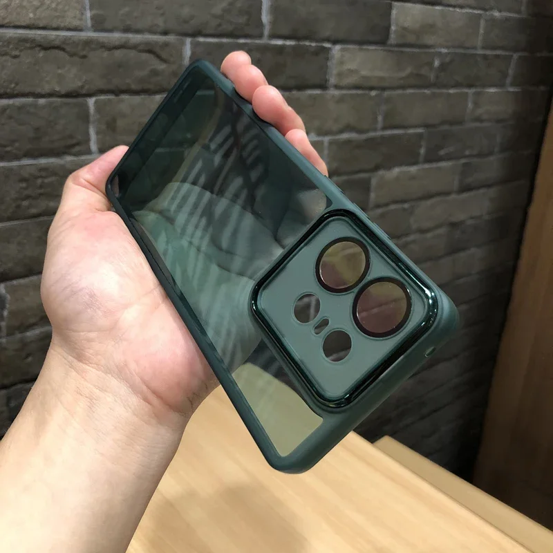 Meiyan Transparent Lens Film Case For MOTO Edge 50Pro Ultra Motorola Edge 50 Neo G34 G32 G35 G54 G24 G85 Soft Silicone Cover