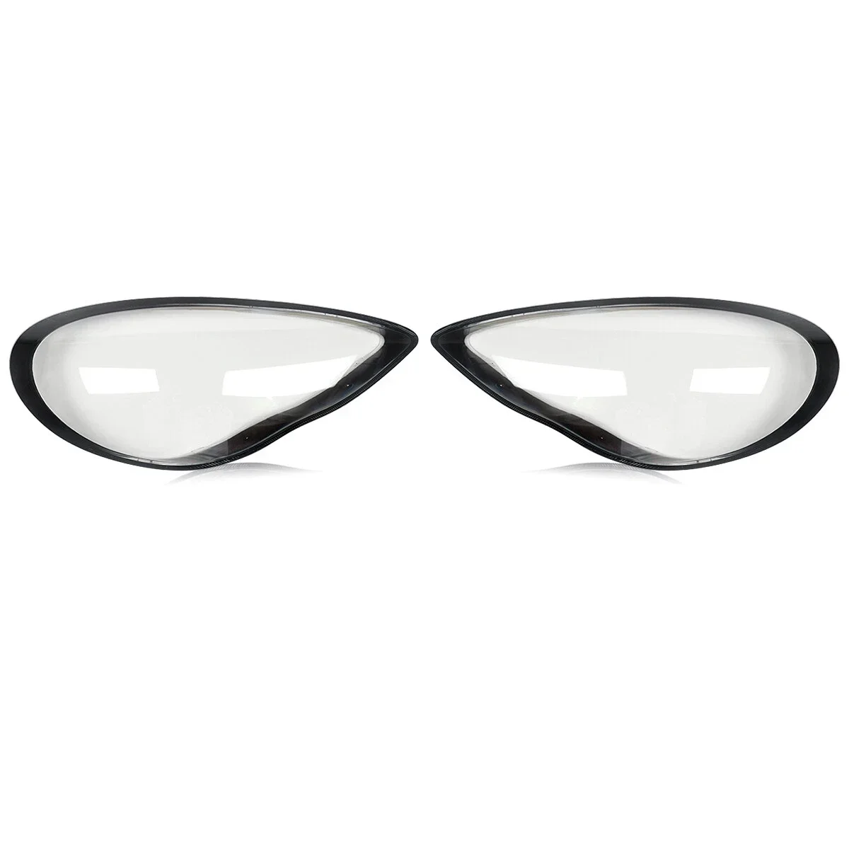 For Porsche Panamera Headlights Covers 970 2010 2011 2012 2013 Headlight Headlamp Lens Cover Left Right A Pair Car Lamp Shade
