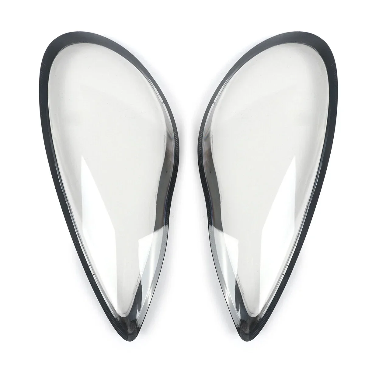 For Porsche Panamera Headlights Covers 970 2010 2011 2012 2013 Headlight Headlamp Lens Cover Left Right A Pair Car Lamp Shade