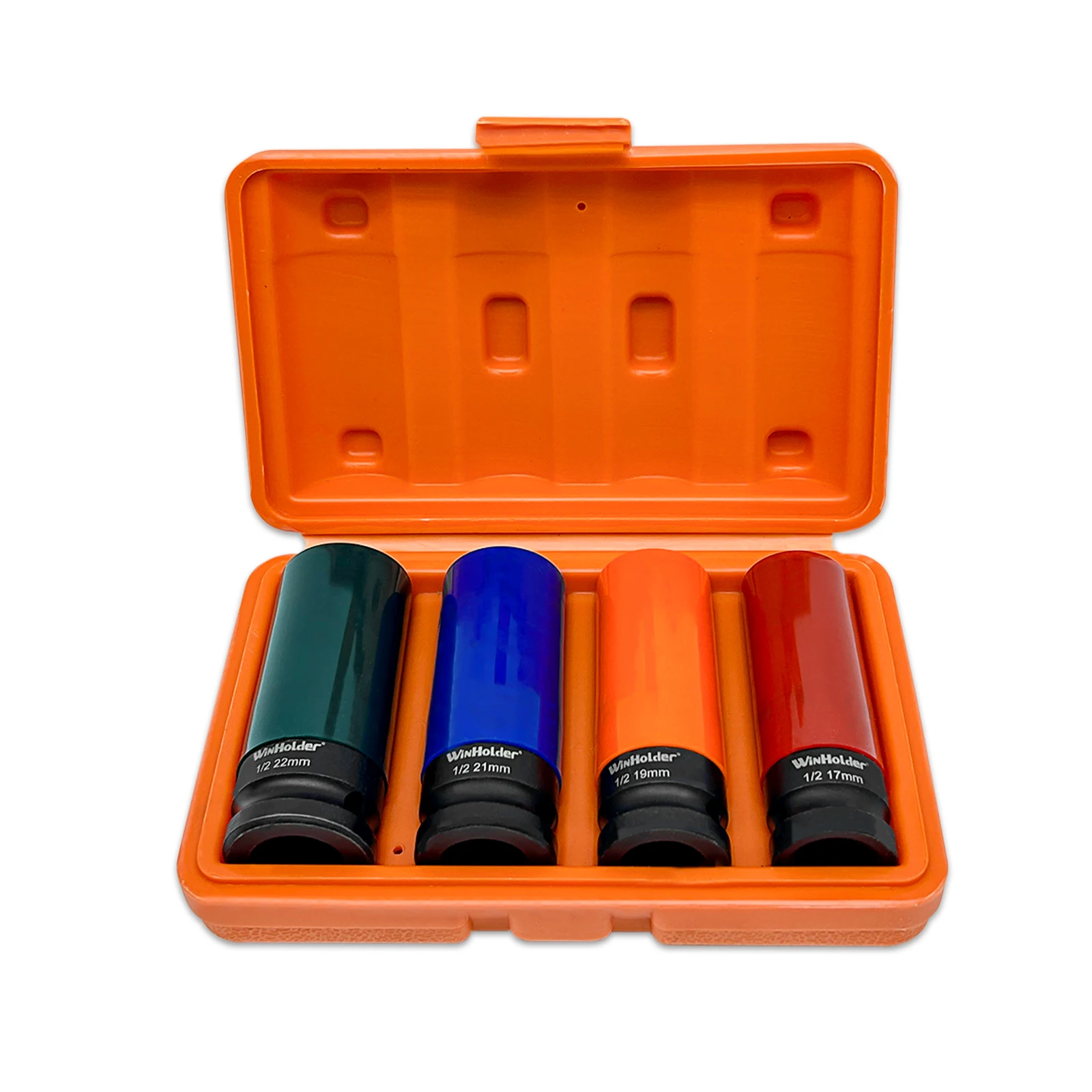 Breaker Bar 1/2" Dr 24" Long Strong Arm Power Bar 600mm and 4PCS Wheel Nut Socket Set 17-36MM with Case