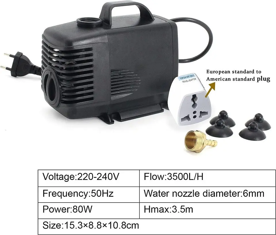 【EU/US】CNC Milling Spindle 2.2kw ER20 Water Cooled Spindle 4 Bearings 24000rpm & 2.2kw VFD Inverter 220V & 80mm Clamp & 80W Pump