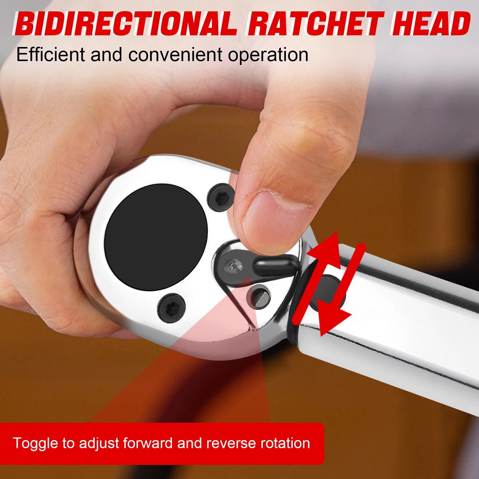 Ratchet Torque Wrench 28-210Nm, 1/2" Drive, Torque Wrench Set Extension Bar & Wheel Bolt Sockets 17mm-19mm-21mm, Storage Box
