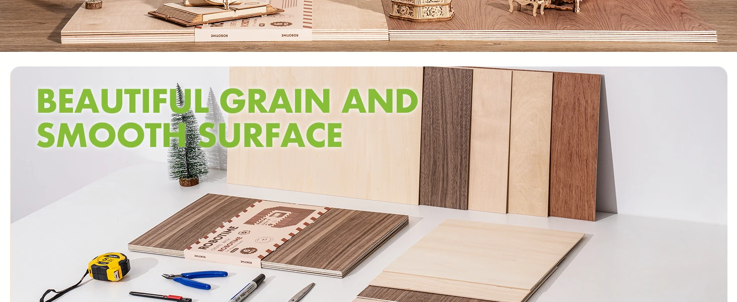 3mm Walnut Plywood for Laser Cutting 1/8 Plywood Crafting Wood Thin Walnut Boards for Wood Project and Engraving