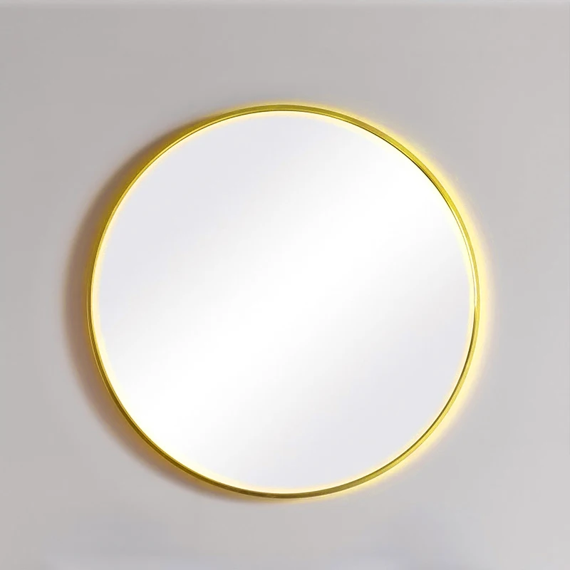 【Breeins】Nordic Round Bathroom Framed Mirror Wall Hanging Bedroom Home Decoration Wall Mounted
