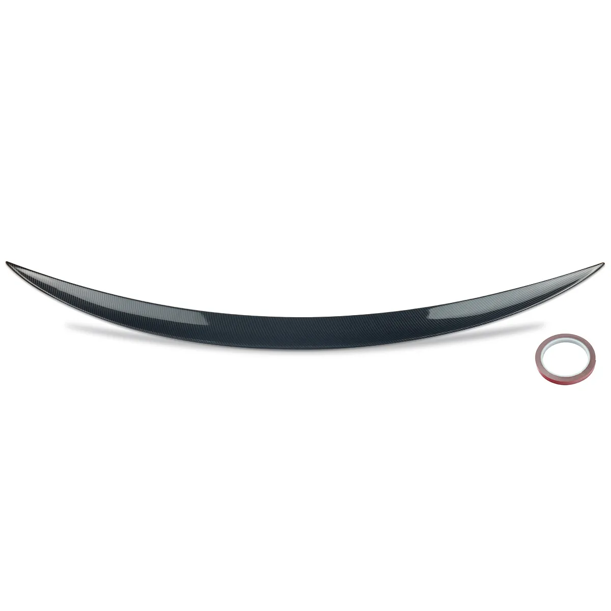 Car Rear Roof Trunk Spoilers Fits For BMW E82 128i 135i Coupe 2007-2013 Carbon Fiber Look Rear Trunk Lid Spoiler Wing Tail Fin