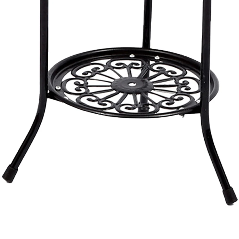 【Lifeideas】Vintage 2 Tier Metal Plant Display Stand Home Decoration