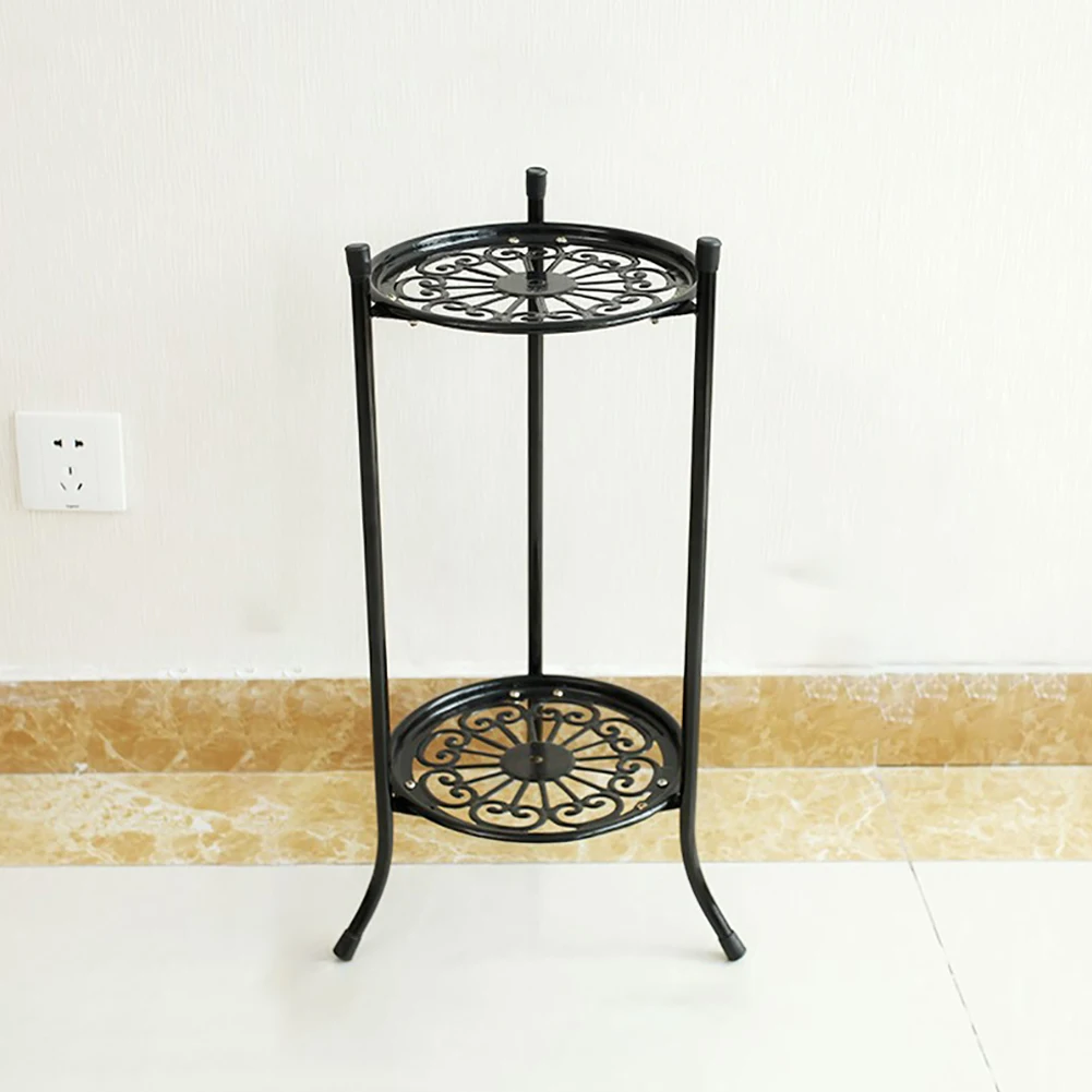 【Lifeideas】Vintage 2 Tier Metal Plant Display Stand Home Decoration