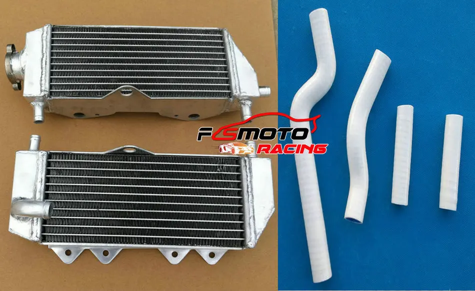Aluminum Radiator + Silicone Hose For Yamaha YZ250 YZ 250 2002-2008 2003 2004 2005 2006 2007