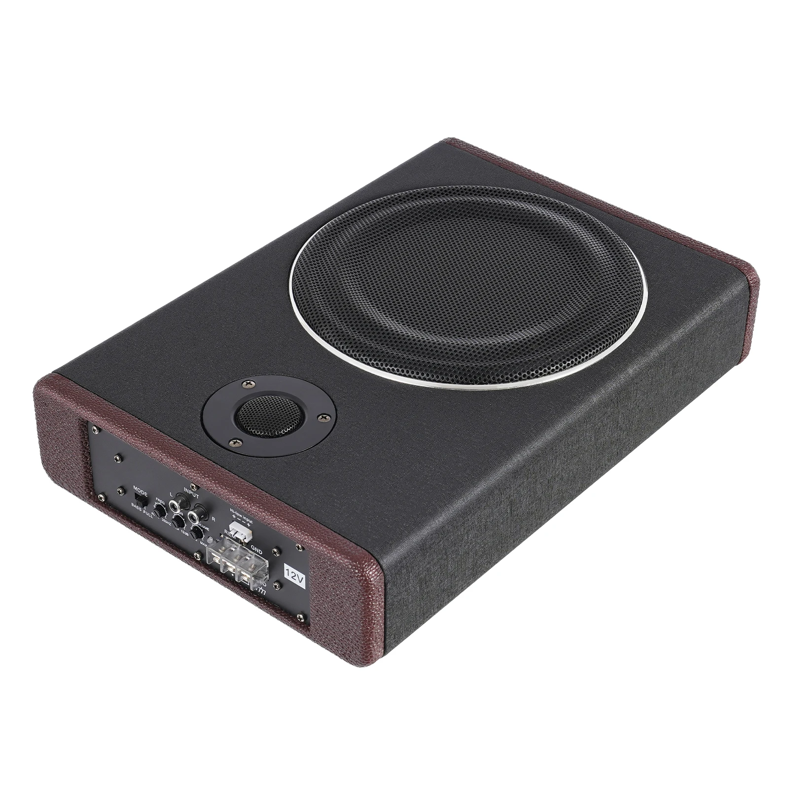 8inch Car Audio HIFI Subwoofer Under Amplifier 12V Ultra-thin Seat Woofer Modification Subwoofer Car Speaker
