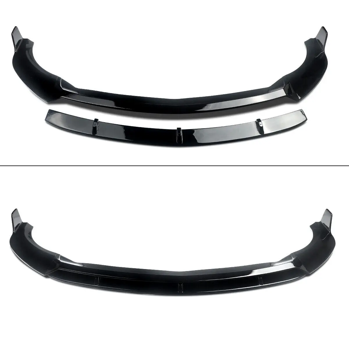 Front Lip Bumpers FOR MERCEDES BENZ A CLASS W176 A200 A250 AMG LINE 2015 2016 2017 2018 FRONT SPLITTER SPOILER LIP Auto Parts