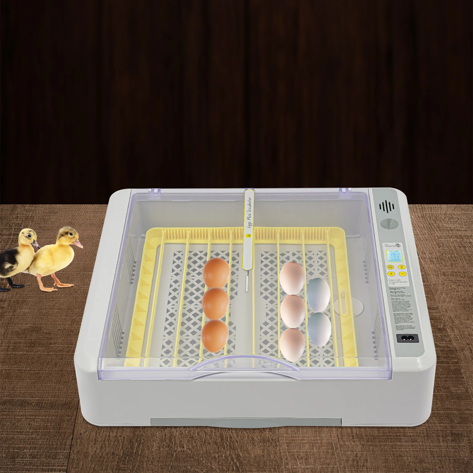 Egg Incubator Digital Poultry Hatcher Machine General Purpose Incubator with Automatic Egg Turning