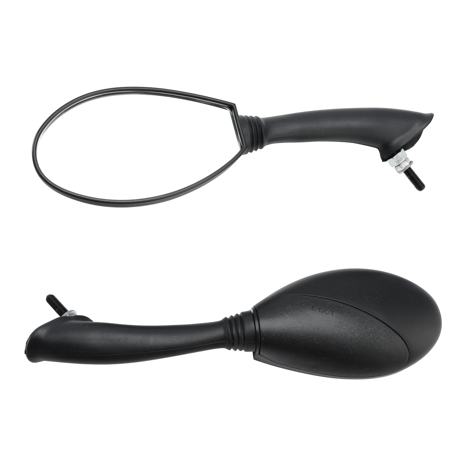 Artudatech Mirror Set - Left & Right 8mm For Piaggio Fly 50 100 125 150 2T 4T 2006-2014 2010 2011 2012 2013