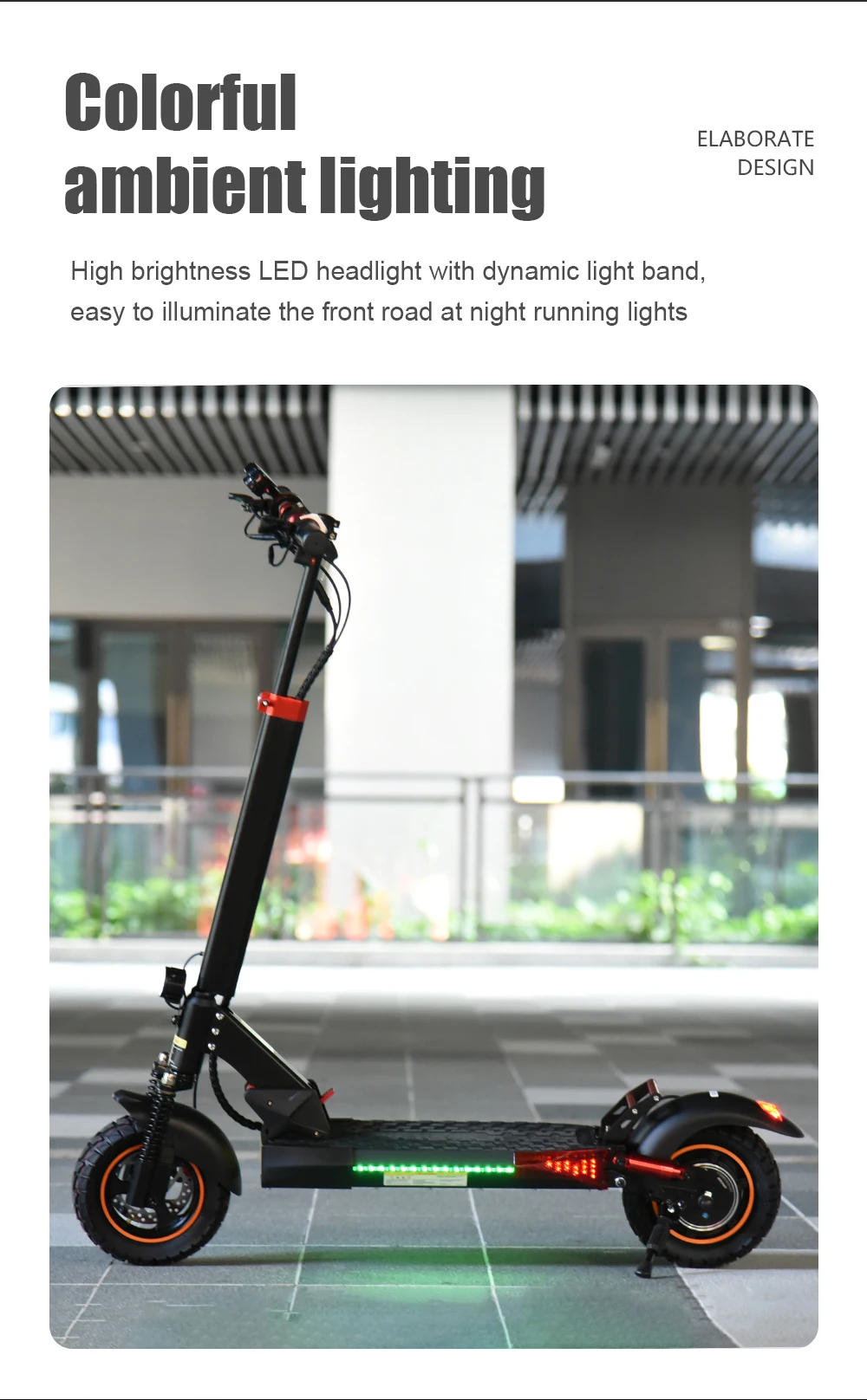 Mankeel MX-14 Adult Electric Scooter 800W 48V 15AH Folding Electric Kick Scooter 28MPH 37 Miles Range Off Road Tire E-Scooter