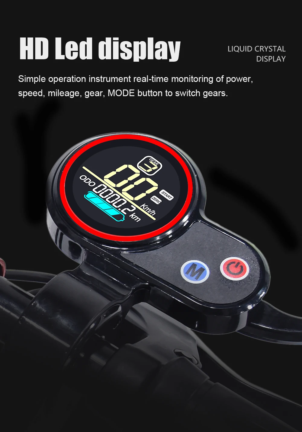 Mankeel MX-14 Adult Electric Scooter 800W 48V 15AH Folding Electric Kick Scooter 28MPH 37 Miles Range Off Road Tire E-Scooter