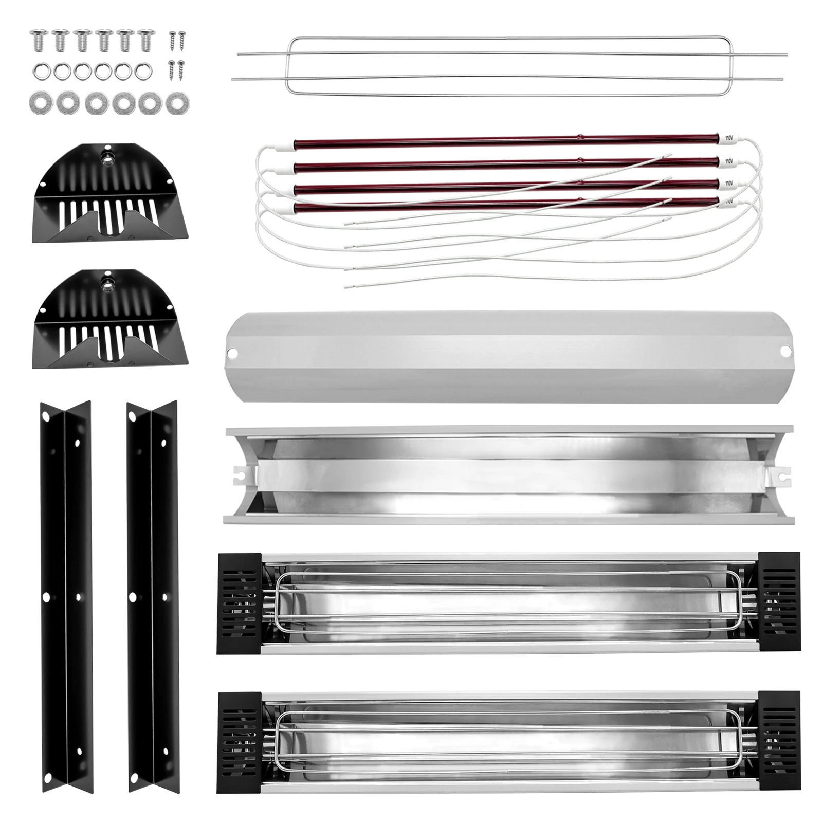 DATOUBOSS Wiring 6000W Short-Wave Infrared Paint Lamp 110V And 220V High-Power Efficient Drying For Carbody Paint Curing Chamber