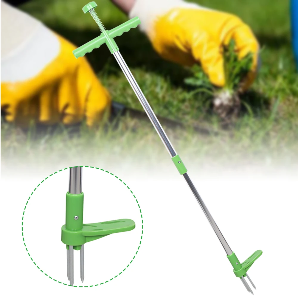 Weeder High-quality Material Suitable Height Labor-saving Three-Claw Lightweight & Durable for Pulling Grass, Weeding