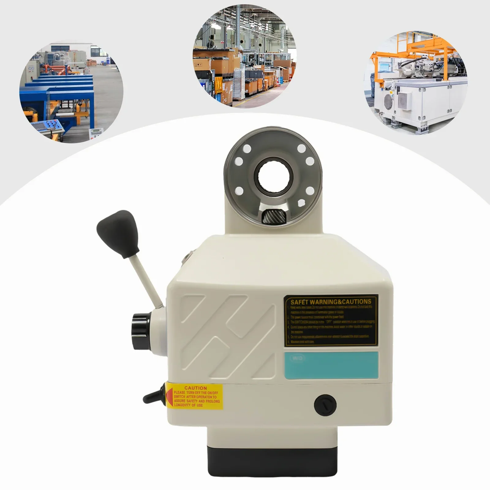 Power Feed X-Axis, 135 LBS Power Drive Feed Kit Fit Small Volume, 220V Powerfeed for Milling Machine Milling Table Feed