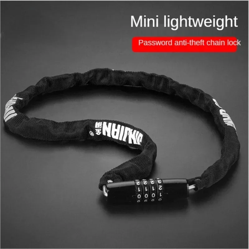 Bicycle Lock Anti-theft Chain Lock Electric Vehicle Lock Mountain Bike Locking Portable Bold As Extended Chain Locks Accessories