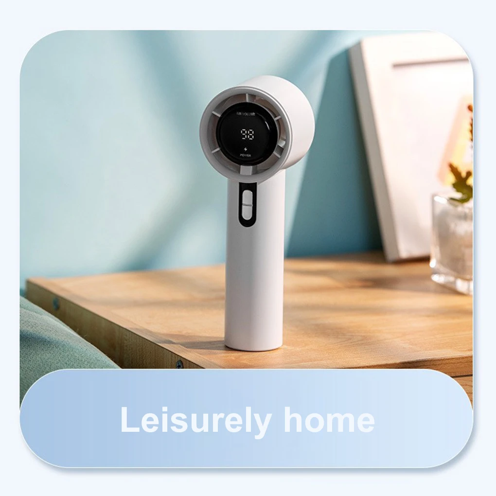 Mini Handheld Fan With Strong Wind Gathering Lightweight Low Energy Consumption Portable Handheld