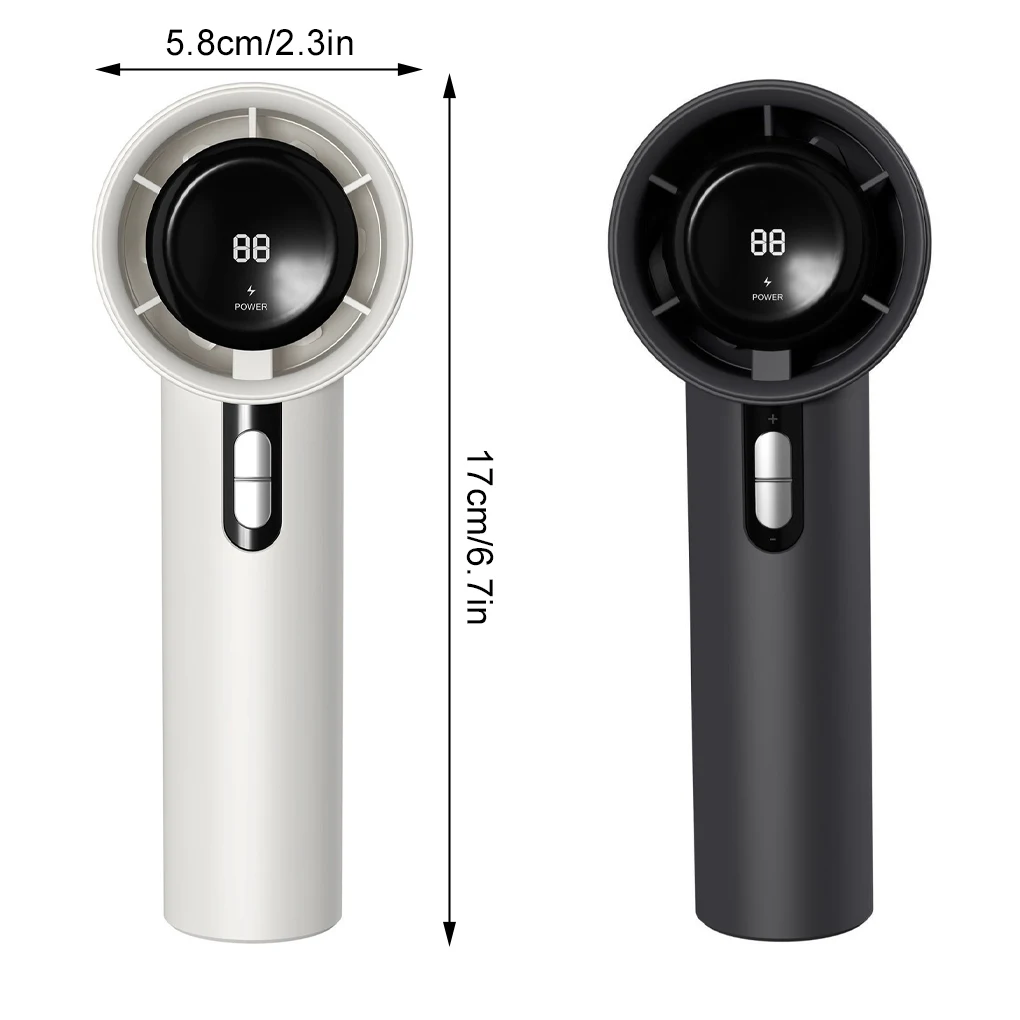 Mini Handheld Fan With Strong Wind Gathering Lightweight Low Energy Consumption Portable Handheld