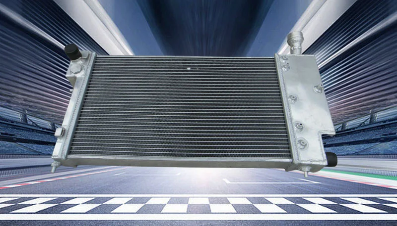 ALUMINUM RADIATOR+FAN FOR PEUGEOT 106 GTI&RALLYE//CITROEN SAXO/VTR 1991-2001 1992 1993 1994 1995 1996 1997 1998 99 00 01