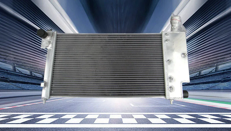 ALUMINUM RADIATOR+FAN FOR PEUGEOT 106 GTI&RALLYE//CITROEN SAXO/VTR 1991-2001 1992 1993 1994 1995 1996 1997 1998 99 00 01