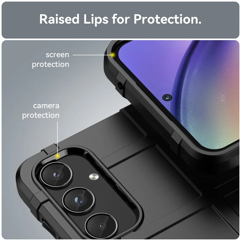 Shockproof Rugged Shield TPU Case for Samsung A56 A36 A26 A16 A06 A15 5G A25 A35 A55 A34 A54 Protective Cover Funda Coque Capa