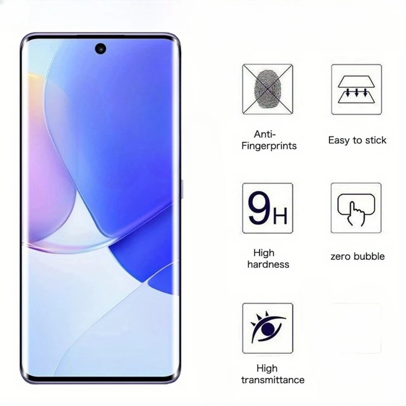 2Pcs 3D Full Coverage Tempered Glass For Honor Magic 7 6 5 4 Pro X9C X8a Screen Protectors For Honor 300 200 100 90 Pro Ultra HD