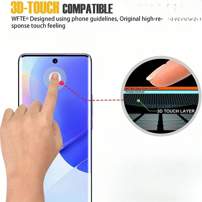 2Pcs 3D Full Coverage Tempered Glass For Honor Magic 7 6 5 4 Pro X9C X8a Screen Protectors For Honor 300 200 100 90 Pro Ultra HD