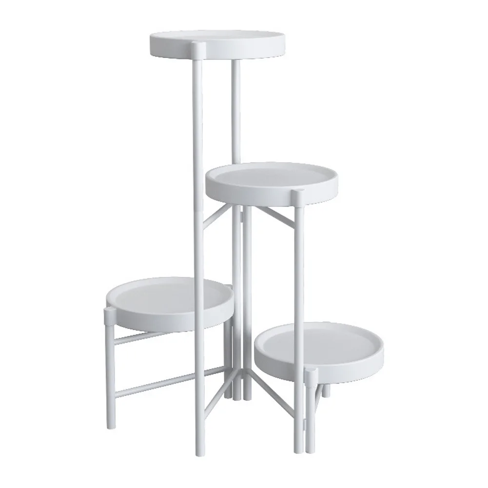Metal Plant Stand Flower Stand Flower Pot Shelf Balcony Indoor Multi-layer Storage Rack Succulent Plant Flower Rack Pot Rack