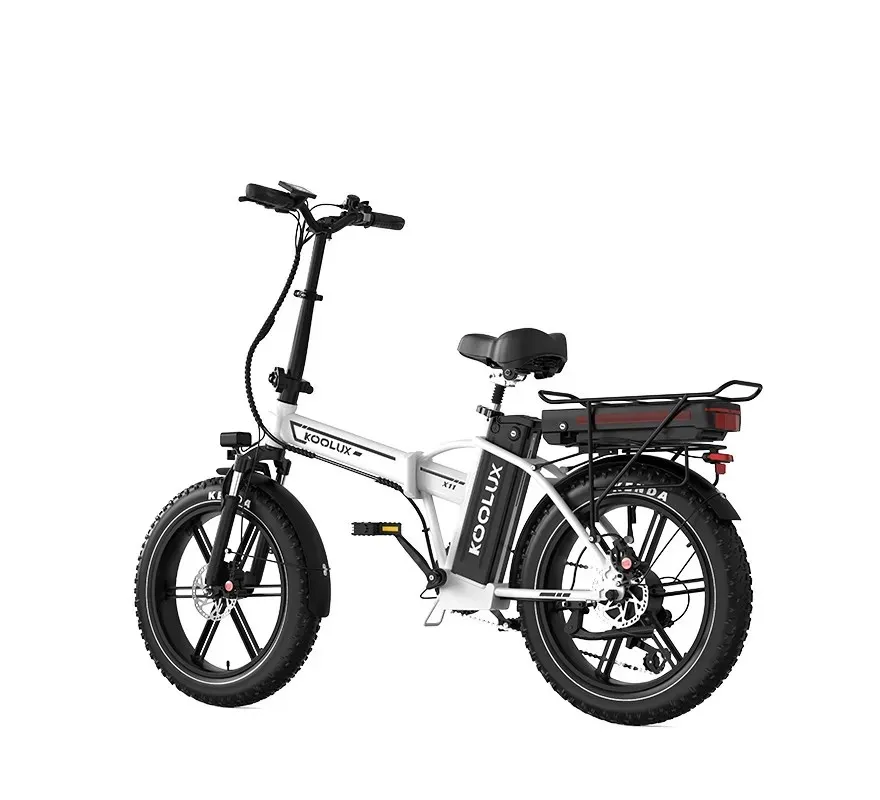 KOOLUX X11 Adult Electric Bicycle 500W Motor ebike 48V 23.4Ah Battery City E-bike 20" Folding Fat Tire men's Electric Bike