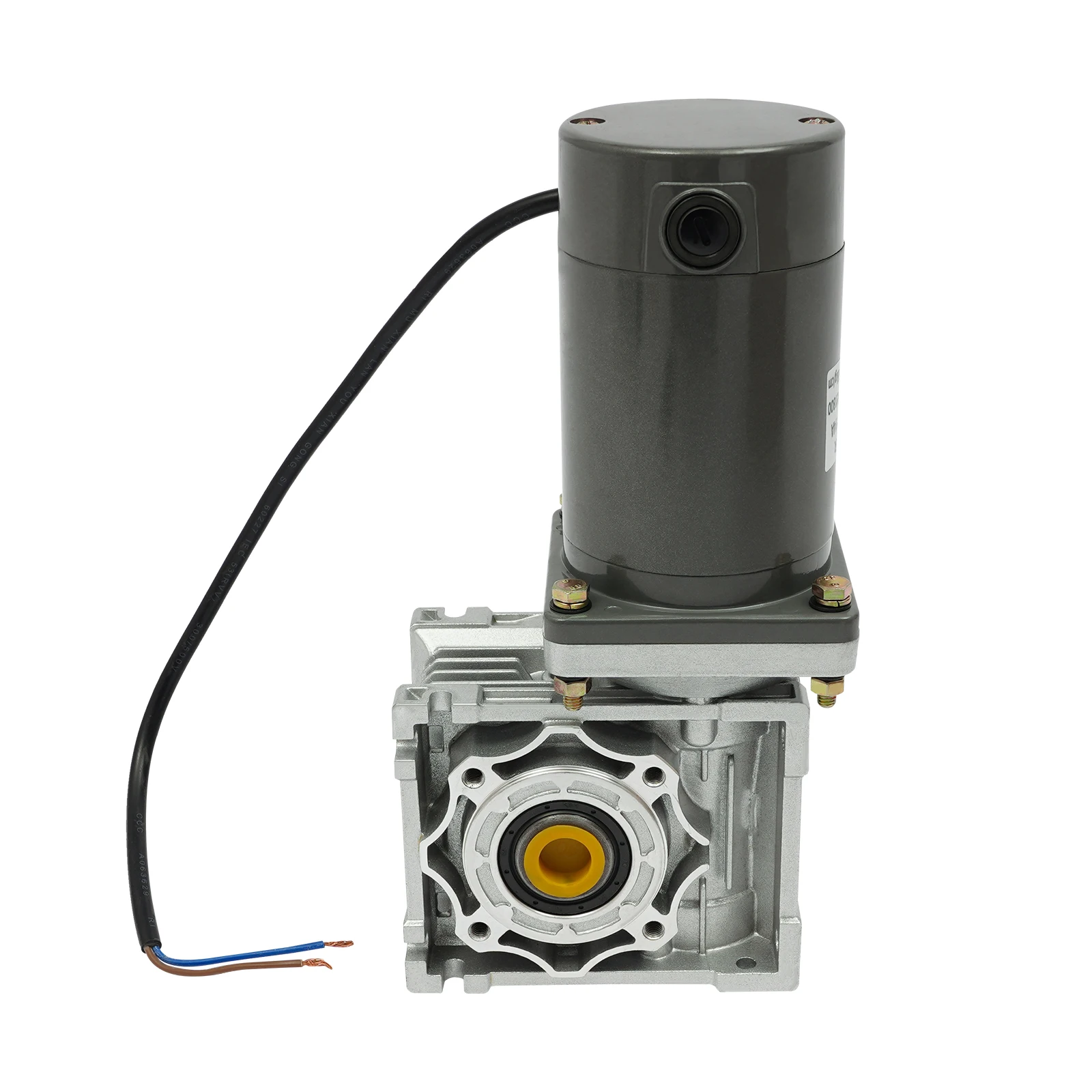 DM09 120W Gear Motor 1800rpm Pure Copper Motor DC 12V Adjustable Speed Worm Gear Reducer Gearbox Worm Gear Speed Reducer