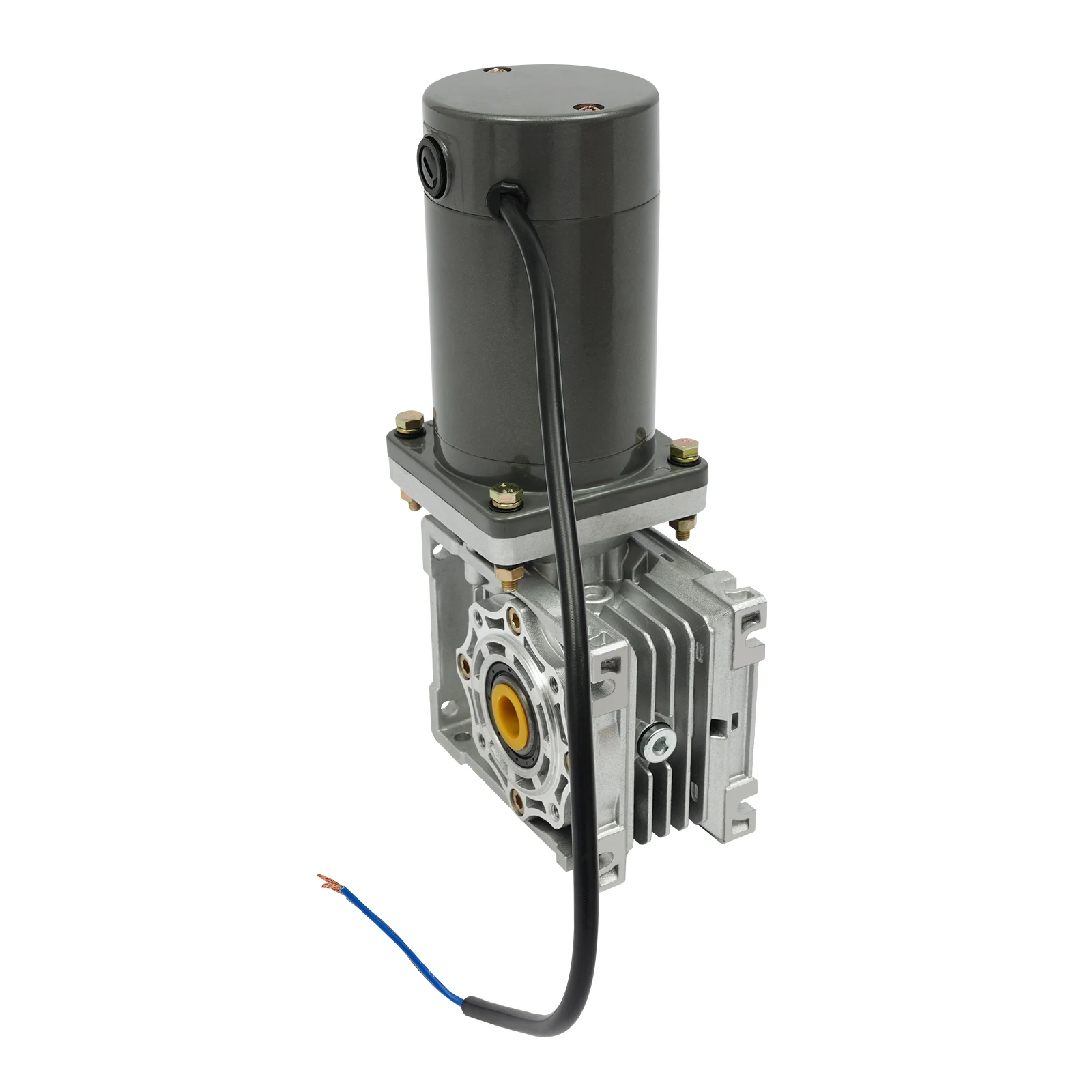 DM09 120W Gear Motor 1800rpm Pure Copper Motor DC 12V Adjustable Speed Worm Gear Reducer Gearbox Worm Gear Speed Reducer