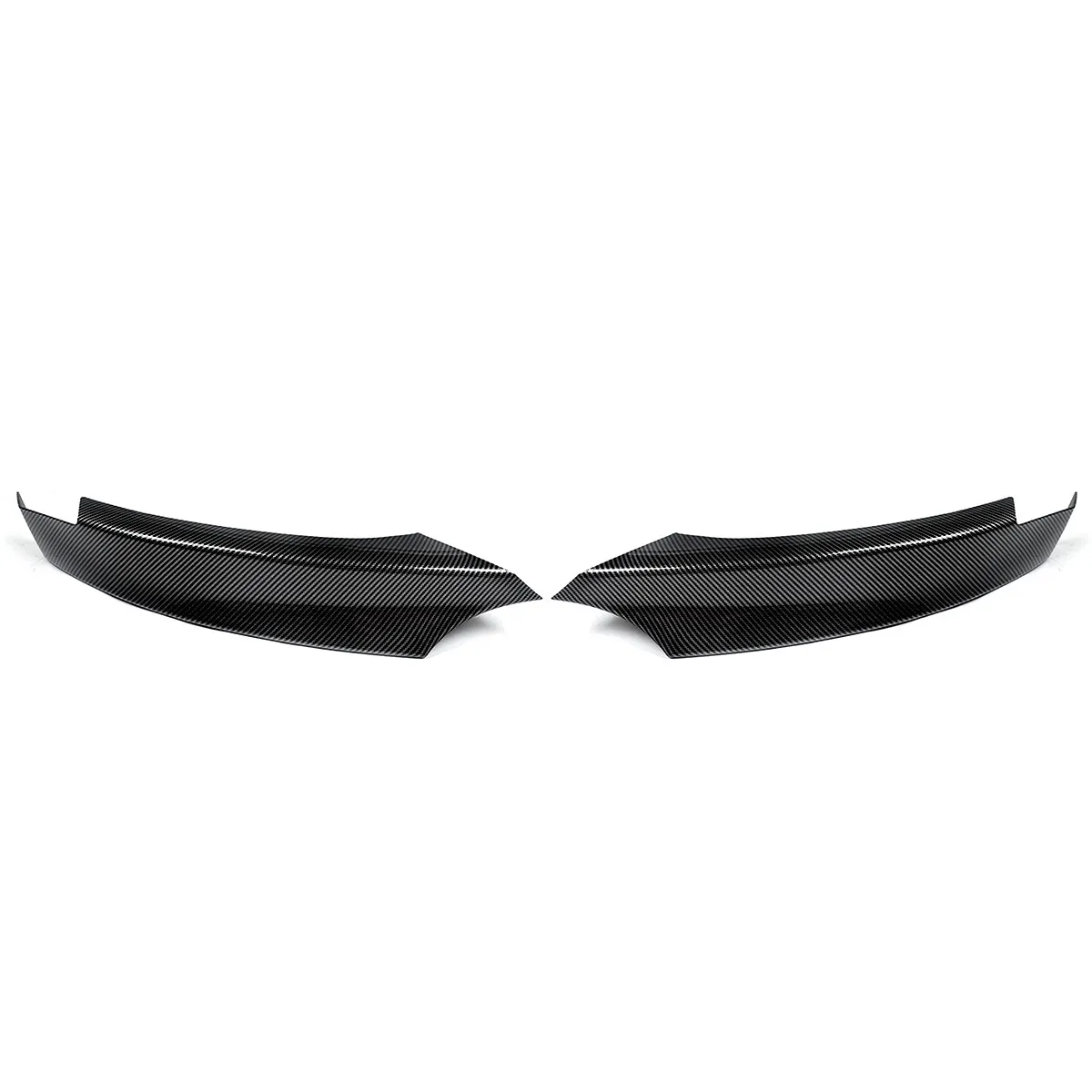 Front Lip Surround For BMW 1 Series E82 E88 F20 F21 118d 120i 125i 128i 135i M Sport 2007-2013 Front Splitter Corner Carbon Look