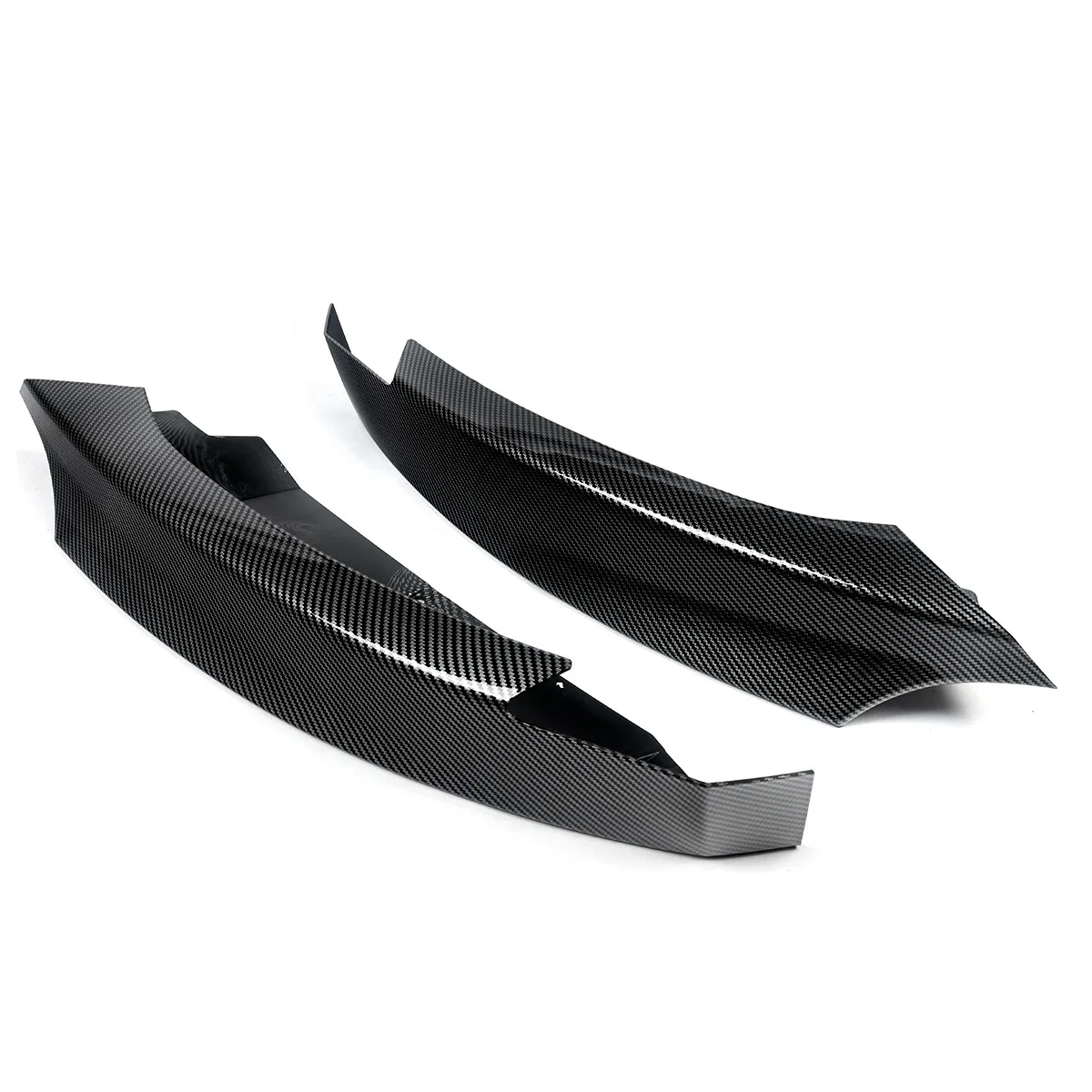 Front Lip Surround For BMW 1 Series E82 E88 F20 F21 118d 120i 125i 128i 135i M Sport 2007-2013 Front Splitter Corner Carbon Look