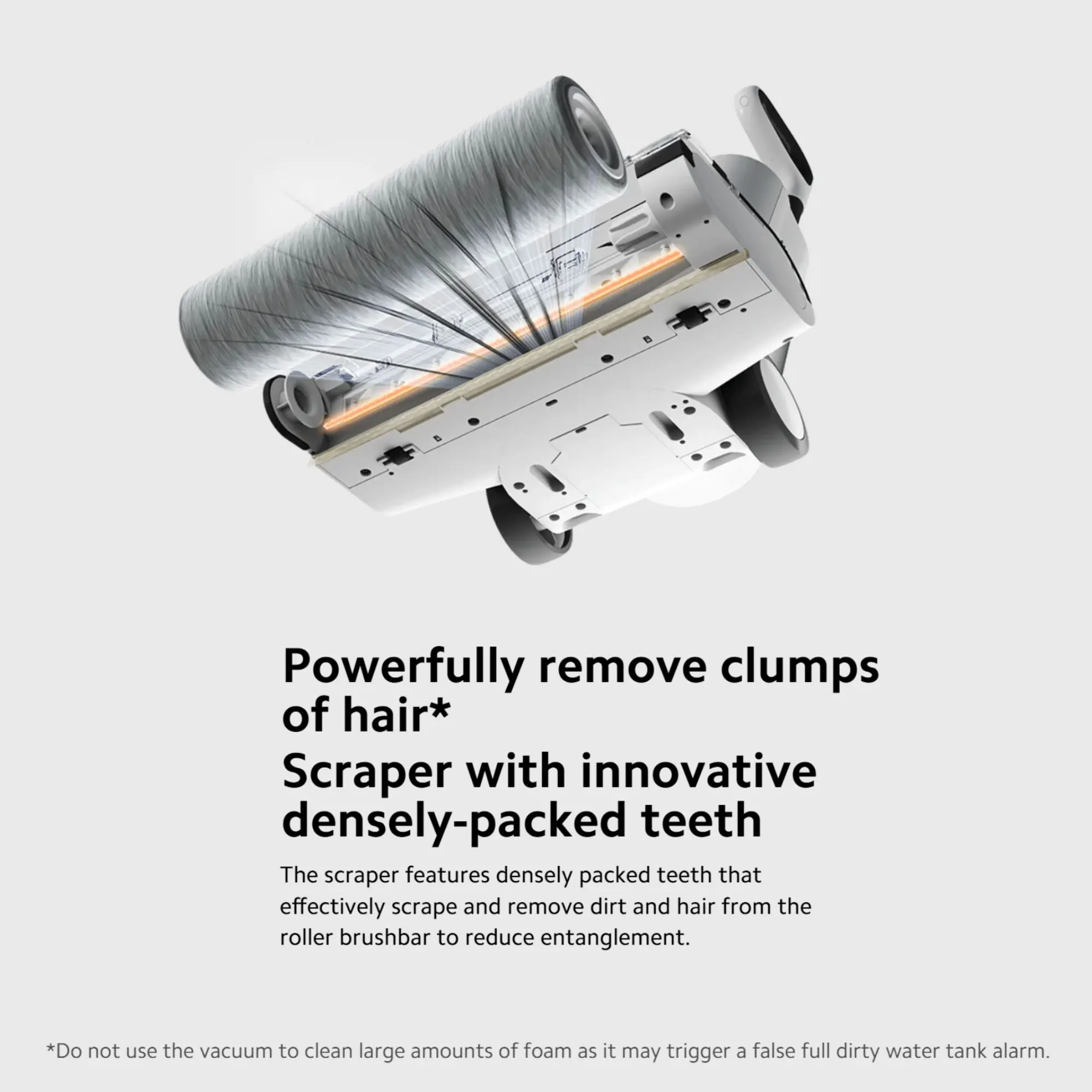 Xiaomi Truclean W20 Wet Dry Vacuum, Floor Cleaning Sweeping Vaccum Cleaner Mop with Water Self-cleaning Roller Brushbar Mijia