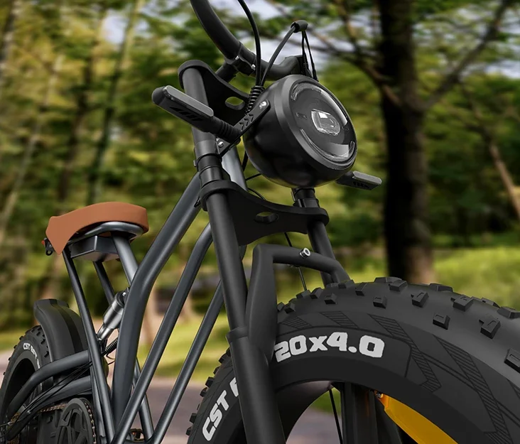 Jansno ebike X50 Adult Electric Bicycle 1000W Men's E-Mountain Bike 48V 17AH Battery 20 Inch Fat Tire Off-Road Electric Bike