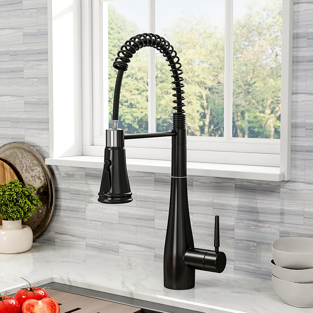 Voltsify Swivel Kitchen Faucet with Pull Down Sprayer and Pot Filler