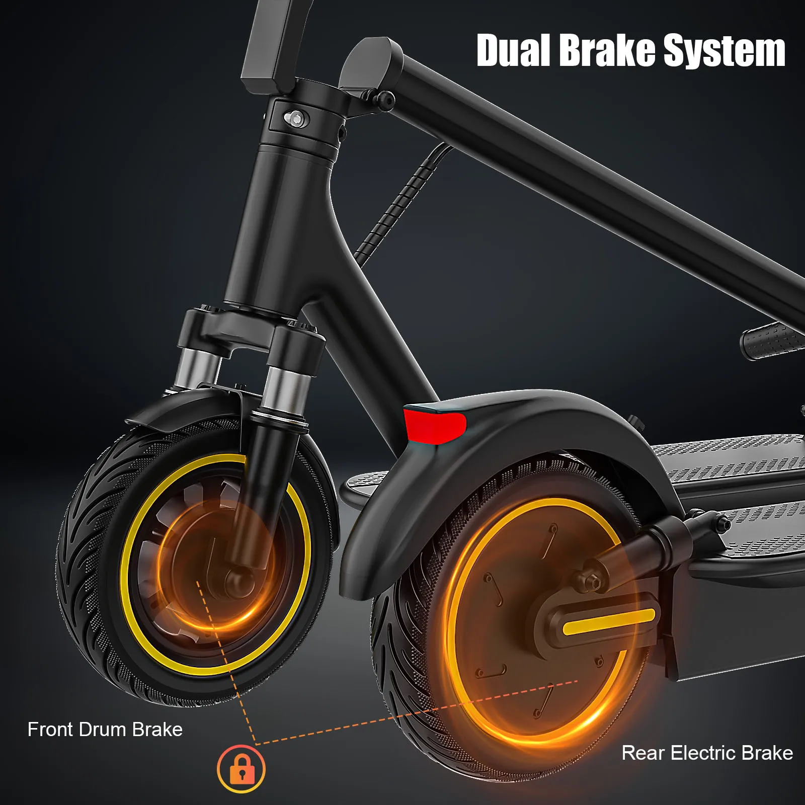 JUICEASE Adult Electric Scooter 500W Motor scooter 42V14.5AH Battery 10 Inch Wheels Smart APP Control Foldable Commuting Vehicle