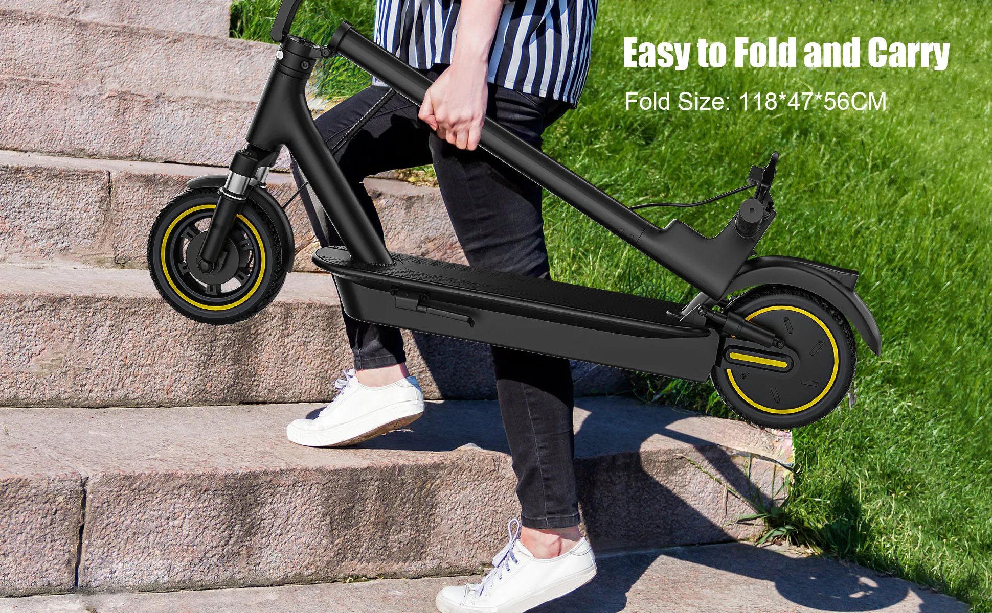 JUICEASE Adult Electric Scooter 500W Motor scooter 42V14.5AH Battery 10 Inch Wheels Smart APP Control Foldable Commuting Vehicle