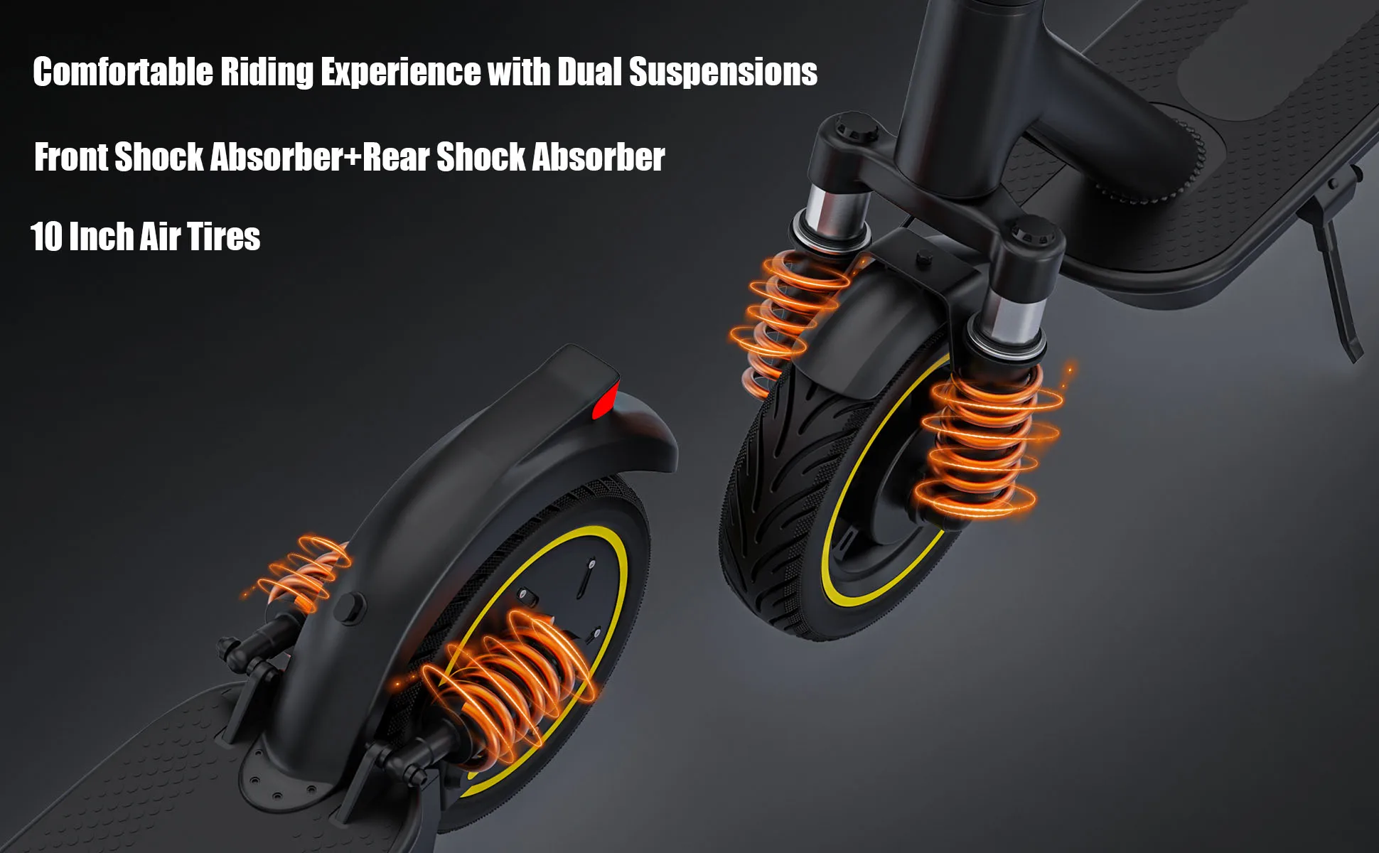 JUICEASE Adult Electric Scooter 500W Motor scooter 42V14.5AH Battery 10 Inch Wheels Smart APP Control Foldable Commuting Vehicle