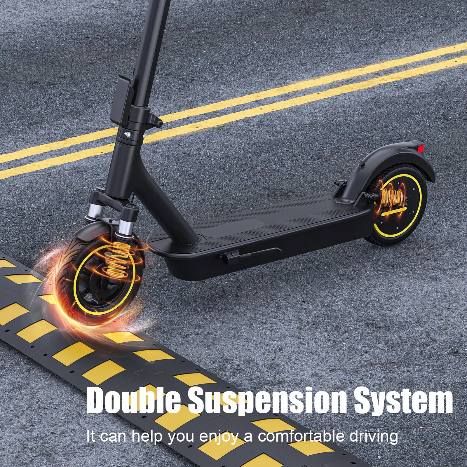 JUICEASE Adult Electric Scooter 500W Motor scooter 42V14.5AH Battery 10 Inch Wheels Smart APP Control Foldable Commuting Vehicle