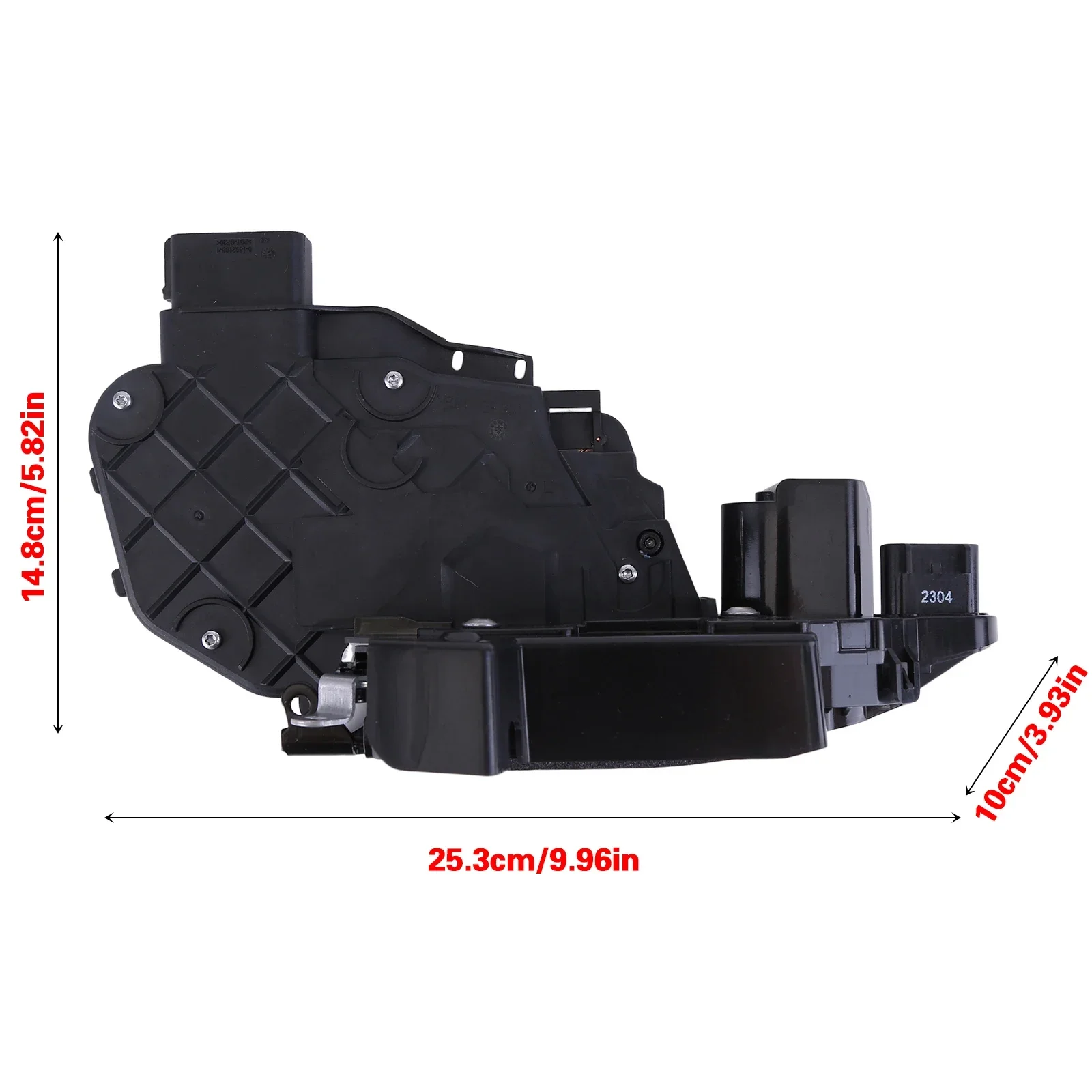 Car Accessories Door Lock Drive Actuator Rear Left Side Compatible for LR2 2008-2014 Keyless Entry Type Replaces LR013892