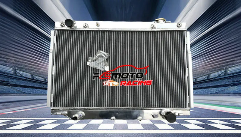 For Lexus LX450 96-97 / Toyota Land Cruiser 93-97 94 95 4.5 L6 Aluminum Radiator+FAN