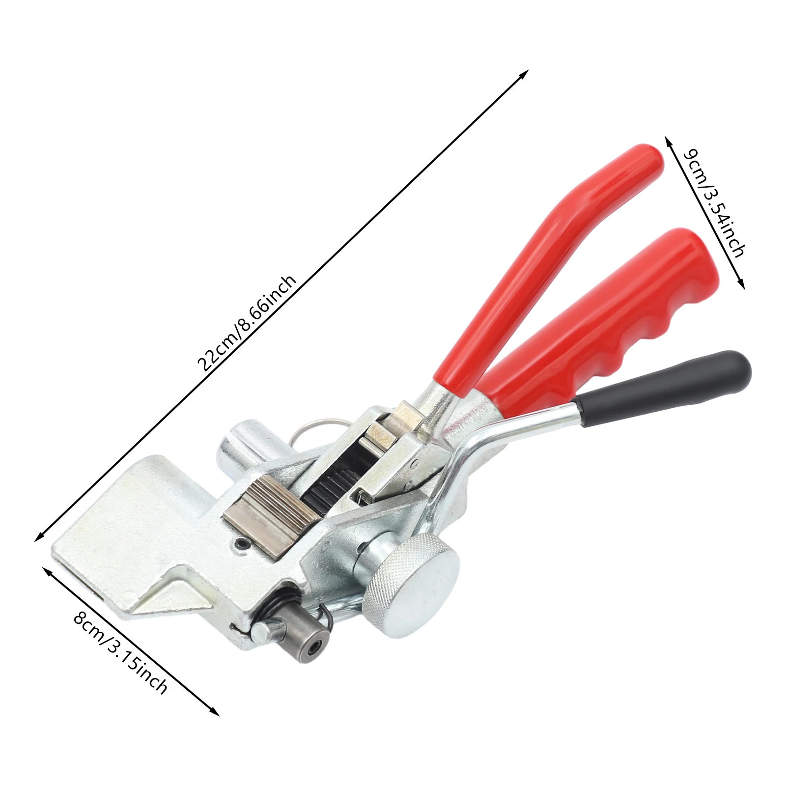 Stainless Steel Cable Tie Pliers, Manual Strapping Tool for Stainless Steel Cable Ties, Banding Tool Ratchet Tensioner& Cutter