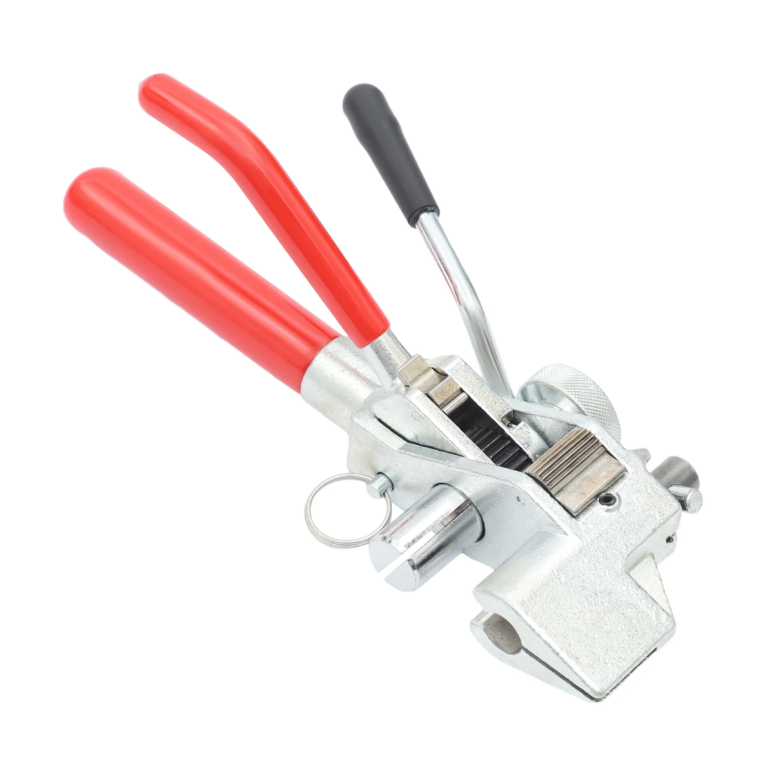 Stainless Steel Cable Tie Pliers, Manual Strapping Tool for Stainless Steel Cable Ties, Banding Tool Ratchet Tensioner& Cutter
