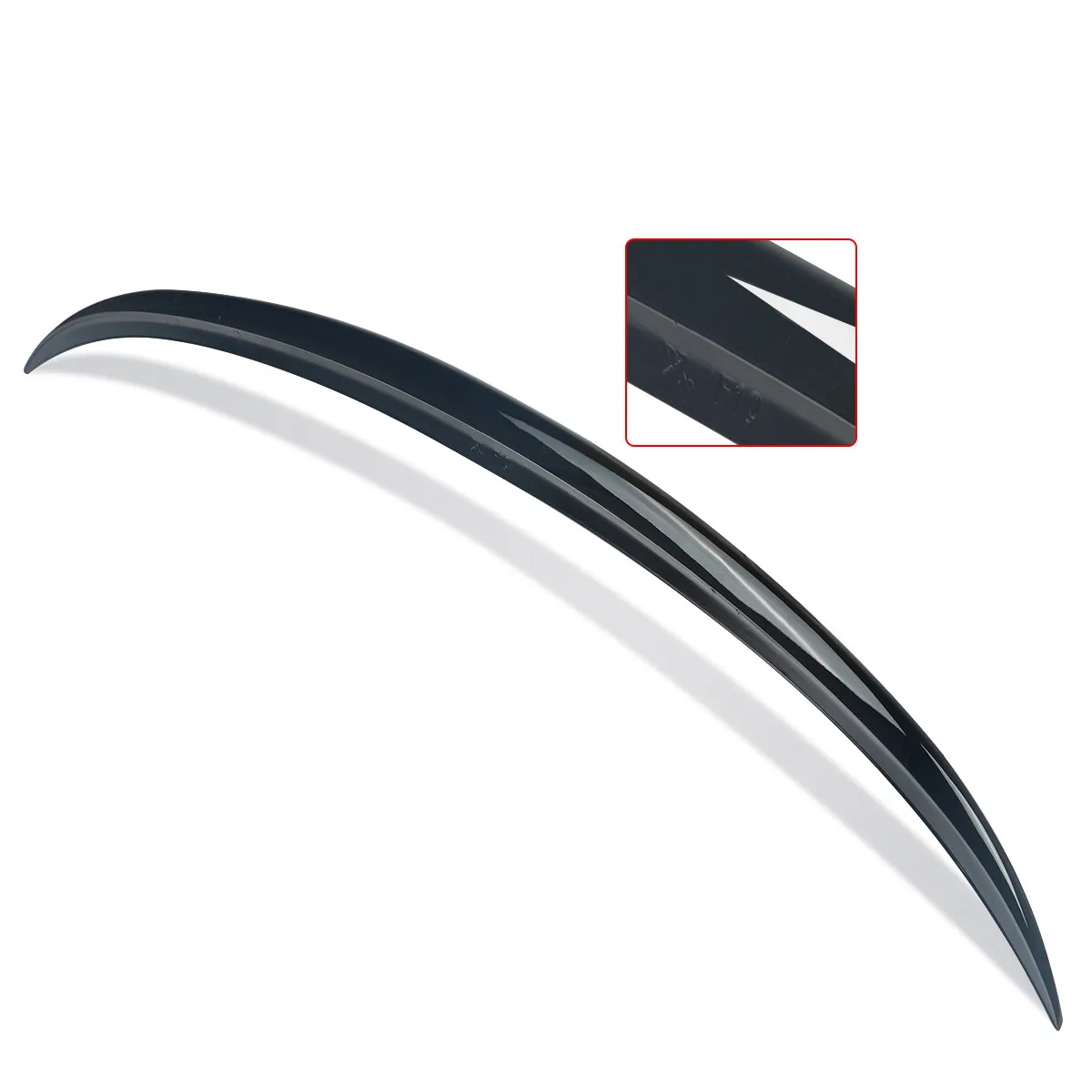 Rear Roof Spoiler FOR BMW 5 SERIES F10 M5 STYLE 2010 2011 2012 2013 2014 2015 2016 GLOSS BLACK REAR TRUNK LID LIP BOOT SPOILER