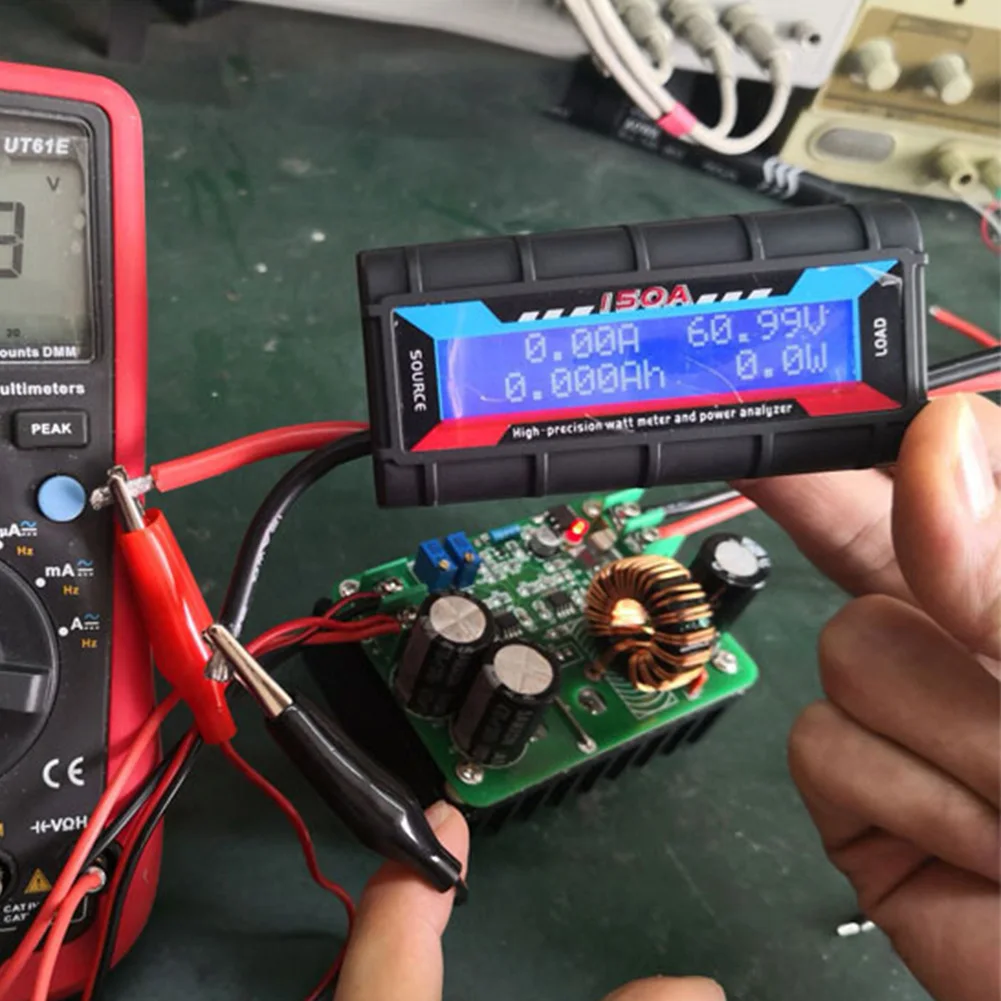 150A RC High Precision Current Power Analyzer Backlight LCD Digital High-Precision Amp Watt Meter RC Battery Power Analyzer