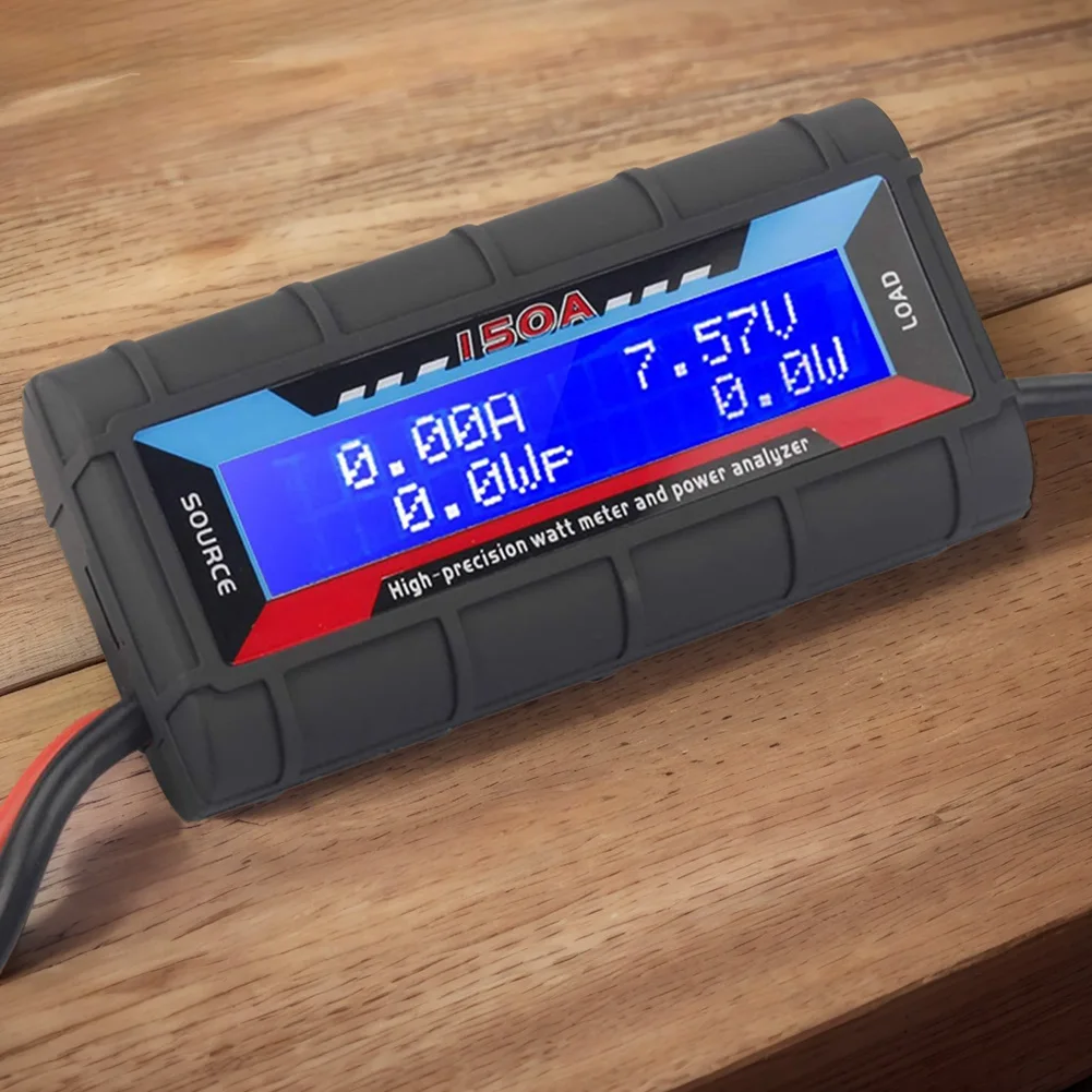 150A RC High Precision Current Power Analyzer Backlight LCD Digital High-Precision Amp Watt Meter RC Battery Power Analyzer